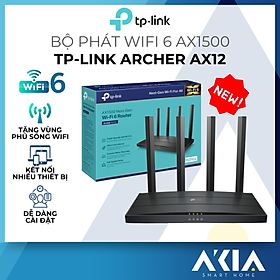 Mua Bộ Phát Router WiFi 6 TP-Link Archer AX12 Băng Tần Kép AX1500 - HÀNG CHÍNH HÃNG