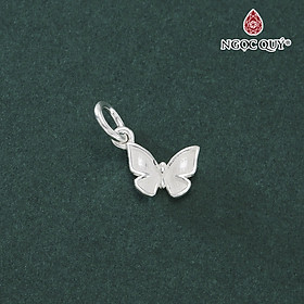 Charm bạc treo mặt dây chuyền hình bướm - Ngọc Quý Gemstones