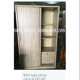 Tủ áo cửa lùa ngang 1m2 cao 2m sâu 60