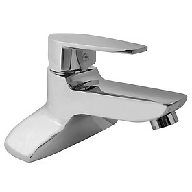 Mua Vòi Lavabo nóng lạnh 2 chân Đồng mạ Chrome Eurolife EL-SUN 03 (Trắng bạc)