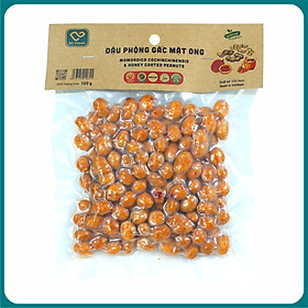 Đậu phộng gấc mật ong 100g DGfoods/Honey & gac-fruit coated peanuts/Ăn chay được/ HVNCLC/ HACCP/ HALAL/ Đặc sản Cần Thơ