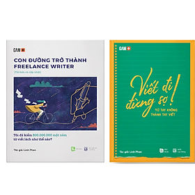 Combo 2Q Sách Viết Đi Đừng Sợ + Con Đường Trở Thành Freelance Writer Sách