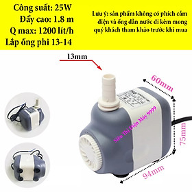 Mua Bơm nước mini 16W cao cấp cho quạt điều hòa hơi nước mạnh mẽ  bền bỉ  êm ái