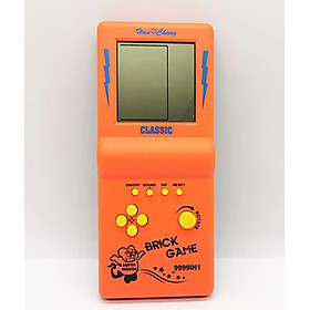 Trò chơi di động Trò chơi Game Trò chơi cầm tay Người chơi trò chơi điện tử Đồ chơi Đồ chơi Pocket Game Pocket Console Cổ điển Quà tặng thời thơ ấu: Orange