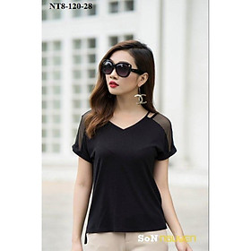 NT8-120-28-ÁO KIỂU TAY PHỐI LƯỚI