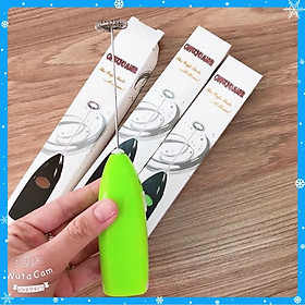 Mua Máy đánh trứng ️ ️ Máy tạo bọt cà phê cầm tay mini cao cấp Tiện dụng hoạt động êm ái dễ sử dụng 2 in 1 - Hàng Chất Lượng