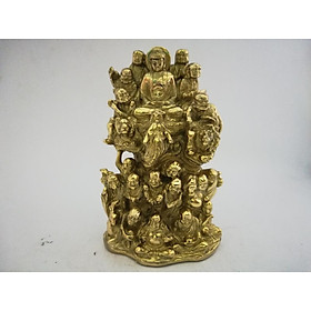 Tượng Thích Ca 18 La Hán 19cm