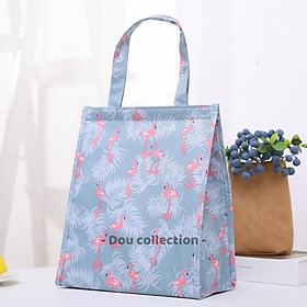 Mua Túi Giữ Nhiệt Đựng Cơm Trưa Chống Thấm Cao Cấp Dáng Đứng Vải Oxford 600D 25x19x29cm Lunch Bag - Mã TG011