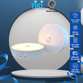 Mua Đèn Led Cảm Biến Chuyển Động Tự Động Sáng Khi Có Người SeaSy SS30 Phiên Bản Pro - Đèn Đêm Thông Minh Không Dây Sạc USB Dung Lượng 700 mAh  Gắn Tủ Quần Áo  Hành Lang  Cầu Thang - Hàng Chính Hãng