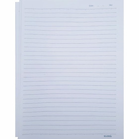 Giấy thếp KLONG A4 72tr không lề; MS: 317