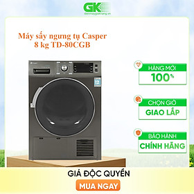 Máy sấy ngưng tụ Casper 8kg TD-80CGB - Hàng Chính Hãng (Chỉ Giao HCM)