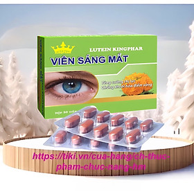 Viên sáng mắt - Lutein Kingphar , hộp 30v, tăng cường thị lực