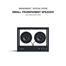 Hình ảnh Loa Trong Suốt - Small Transparent Speaker - Nhỏ - Màu Đen - Hàng Chính Hãng