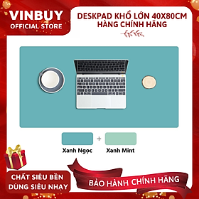 Tấm Lót Chuột, Thảm Da Trải Bàn Làm Việc VinBuy, Miếng Di Chuột Cỡ Lớn 40cmx80cm - Hàng Chính Hãng