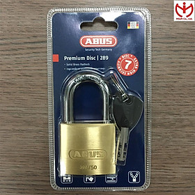 Ổ khóa ABUS 289/50 thân đồng thau 50mm ruột dạng đĩa - MSOFT