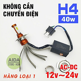 Mua Đèn Pha LED 3 Tim Ô Tô Xe Máy 12V-24V – Siêu Sáng  Cắm Điện Trực Tiếp Không Cần Chỉnh Điện