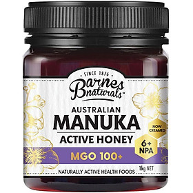 Mật ong Barnes Naturals Manuka Úc 1kg MGO 100+ Nhập Khẩu Úc