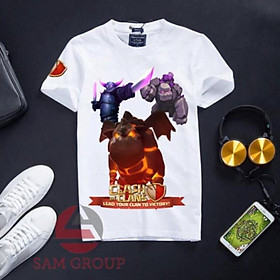 VHL Store Áo Clash of Clans màu trắng chất cotton cực mát - Gaint VHL Store