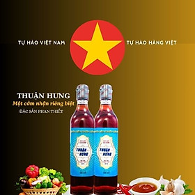 NƯỚC MẮM PHAN THIẾT CHAI THỦY TINH - THUẬN HƯNG 35 ĐẠM/1 THÙNG 12 CHAI 500ML