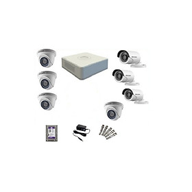 Mua Trọn bộ 7 Camera Hikvision 1080P (Văn Phòng  Cửa Hàng) Hàng Chính Hãng