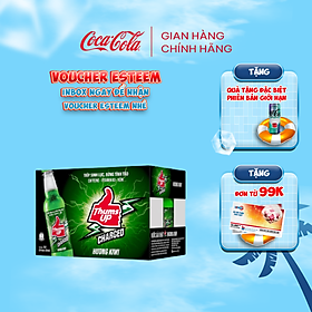 [TẶNG VOUCHER ESTEEM] Lốc/Thùng 24 Lon Nước Tăng Lực Giải Khát Thums Up Hương Kiwi 320ml x 24 Sale 15.5 Coca-Cola Official Store