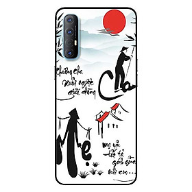 Ốp lưng dành cho Oppo Reno 3 Pro mẫu Thương Cha Mẹ