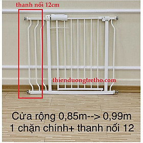 Thanh chắn cửa umoo, thanh chắn cầu thang Umoo an toàn cho Bé [74x85cm