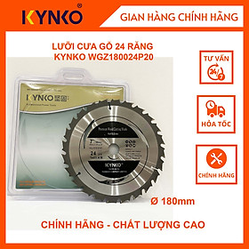 Mua LƯỠI CƯA GỖ 24 RĂNG KYNKO WGZ180024P20 CHÍNH HÃNG GIÁ TỐT