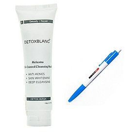 Mặt Nạ Đất Sét Trắng - Detox BlanC - Thải độc Hiệu Quả + Tặng Kèm Bút Bi Thiên Long Cực Chất