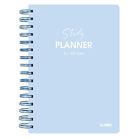 Sổ lò xo kép Study Planner A5 Klong 946 I Sổ kế hoạch 160 trang