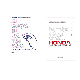 Combo 2 cuốn sách: Ai được gì và tại sao + Bí mật sáng chế của Honda