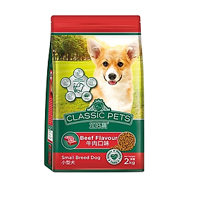 Thức ăn khô cho chó trưởng thành Classic Pets vị thịt bò  - Combo 10 gói 400g