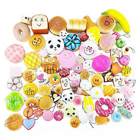Móc Khóa Squishy Hình Đồ Ăn