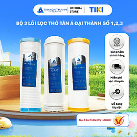 Mua Bộ 3 Lõi Lọc Thô 1-2-3 Tân Á Đại Thành Dùng Cho Máy Lọc Nước RO Hàng Chính Hãng