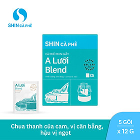 SHIN Cà Phê - A Lưới Blend Phin Giấy tiện lợi hộp 5 gói