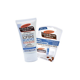 COMBO Kem Tay Dưỡng Ẩm Bơ CaCao và Son Dưỡng Ẩm CaCao Palmer's