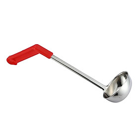 Goose Egg Soup Spoon Ladle Stainless Steel Long Handle Cooking Spoon 5 Sizes