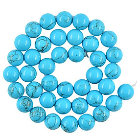 10mm Round Turquoise Gemstone Loose Beads 15