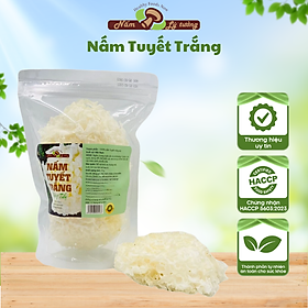 Nấm Tuyết Trắng Khô Không Tẩy Lý tưởng 70g