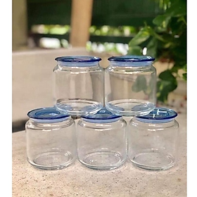 Set 04 Hủ gia vị thuỷ tinh Luminarcc 500ml