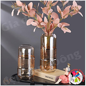 Mua Bình bông lọ hoa thủy tinh Decor 2022 | LỌ HOA THỦY TINH BỌC VÀNG HỢP KIM CAO CẤP 2022 DECOR