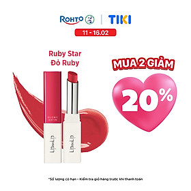 Son thỏi dưỡng môi trang điểm chất son satin Lip On Lip Glowy Satin 2.2g