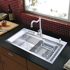 Mua Combo chậu rửa bát vòi rửa bát Hàn Quốc cổ điển RANOX RN4690