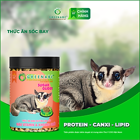 Thức ăn Sóc Bay & Sóc Cảnh GREENABC - Cung cấp Protein - Canxi - Lipid năng lượng dồi dào - Hộp 480g