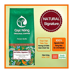 Cà phê nguyên chất Natural pha cà phê phin và espresso, cafe rang xay hương cổ điển, đậm chất Việt từ GIỌT NẮNG COFFEE