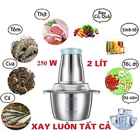 MÁY XAY THỊT ĐA NĂNG INOX 4 LƯỠI SIÊU BỀN