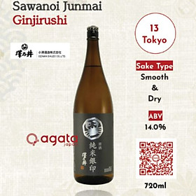 Sawanoi Junmai Ginjirushi Sake 720ml 14%