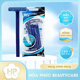 Dao Cạo Râu 2 Lưỡi Kép Kai 12532 - Besty BSTX-2PF2 (Set 5 cây)