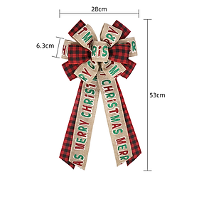 Mua Phụ kiện trang trí noel nơ dài 0.5m NV06
