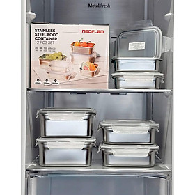 Mua Bộ 6 hộp inox Hàn Quốc Neoflam Hàng chính hãng